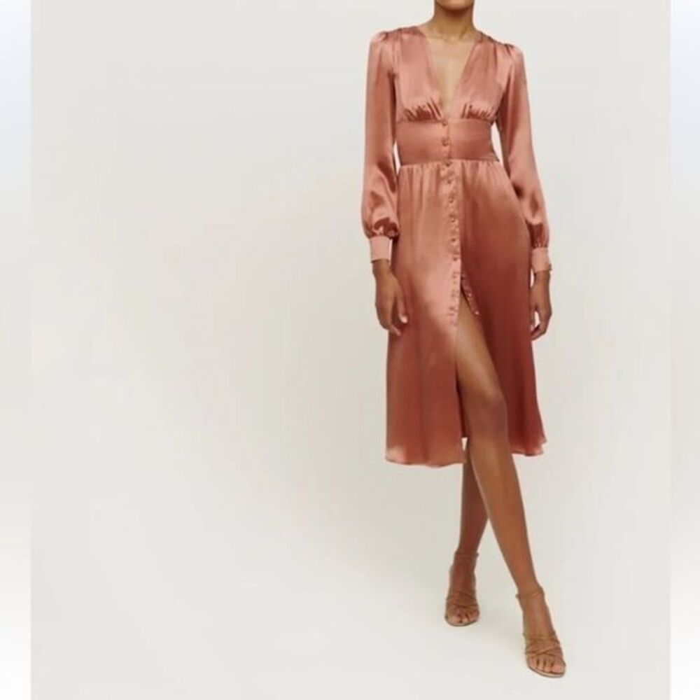 Reformation Nicola Elegant Midi Dress size 10